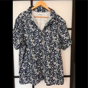Columbia fabulously patterned fishing/travel shirt
